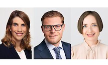 Olha Demianiuk, Julia Schieber und Markus Wolf neue Partner bei Baker McKenzie Schweiz