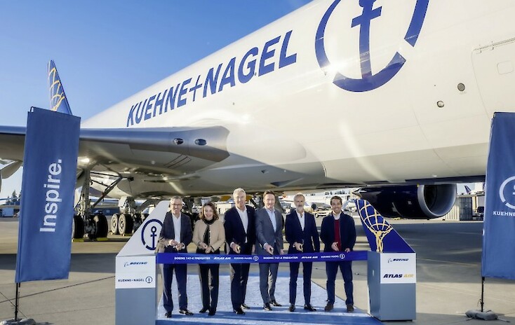 Kühne+Nagel erhält erste Boeing Frachtmaschine von Atlas Air