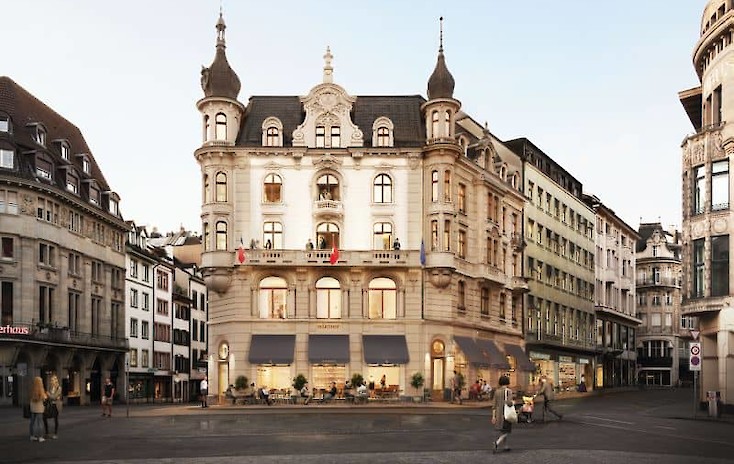 Der Märthof: Neues 4-Sterne-Boutique-Hotel am Marktplatz in Basel